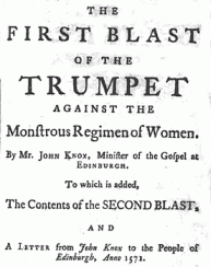 The Monstrous Regiment of Women, title page. 