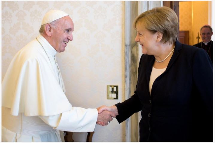Merkel and Pope
